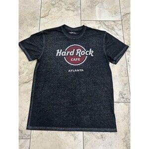 Hard Rock Café Atlanta T-Shirt Black Graphic Tee